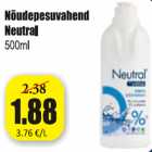 Nõudepesuvahend Neutral 500 ml