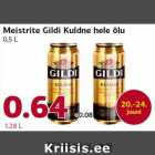 Allahindlus - Meistrite Gildi Kuldne hele õlu
0,5 L