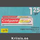 Allahindlus - Hambapasta
Colgate Total Original, 100 ml