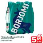 Mineraalvesi Borjomi 1 l x 6 tk
