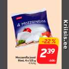 Mozzarella juust
Rimi, 4 x 125 g