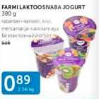 FARMI LAKTOOSIVABA JOGURT 380 G