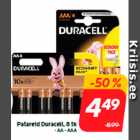 Allahindlus - Patareid Duracell, 8 tk