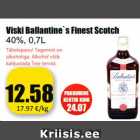 Allahindlus - Viski Ballantine`s Finest Scotch