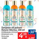 Allahindlus - Šampoon või palsam Natura Siberica, 400 ml