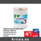 Allahindlus - Rafineerimata kookosõli Amrita, 500 ml