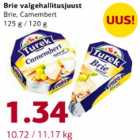 Allahindlus - Brie valgehallitusjuust 125g/120g