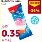 Allahindlus - Big Milk Trio jäätis 56 g