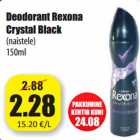 Allahindlus - Deodorant Rexona
Crystal Black