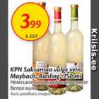 Allahindlus - KPN Saksamaa valge vein Maybach, Riesling, 750 ml