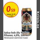 Saksamaa hele õlu Wolters Pilsener