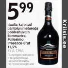 Itaalia kaitstud päritolunimetusega poolvahuvein Sommariva Millesimo Prosecco Brut