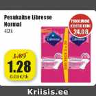 Allahindlus - Pesukaiste Libresse Normal 40 tk