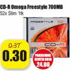 Allahindlus - CD-R Omega Freestyle 700MB