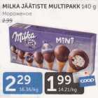 Allahindlus - MILKA JÄÄTIS MULTIPAKK 140 g