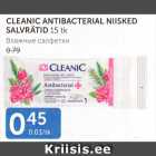 Allahindlus - CLEANIC ANTIBACTERIAL NIISKED SALVRÄTID 15 tk