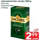 Allahindlus - Jahvatatud kohv Jacobs, 500 g

