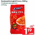 Soolased kringlid Croco, 300 g
