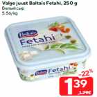 Valge juust Baltais Fetahi, 250 g
