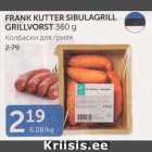 FRANK KUTTER SIBULAGRILL GRILLVORST 360 g