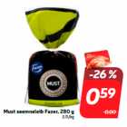 Must seemneleib Fazer, 280 g