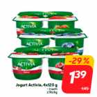 Jogurt Activia, 4x120 g