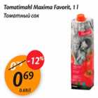 Allahindlus - Tomatimahl Maxima Favorit, 1 l