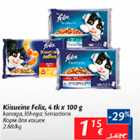 Allahindlus - Kiisueine Felix, 4 tk x 100 g