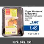 Allahindlus - Vegan kikerherne kotletid Uvic 250 g