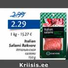 Allahindlus - Itaalia Salami Rakvere 150 g