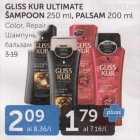 Allahindlus - GLISS KUR ULTIMATE ŠAMPOON 250 ML, PALSAM 200 ML