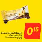 Glasuuritud vanillidessert
Alpenrose, 35 g
