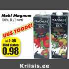 Allahindlus - Mahl Magnum
100%, 1L / 3 sorti