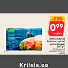 Allahindlus - Rimi jahutatud
krabimaitselised
surimi pulgad,
200 g**