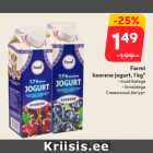 Allahindlus - Farmi
koorene jogurt, 1 kg*