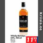 Allahindlus - Whisky Barclays