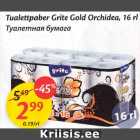 Allahindlus - Tualettpaber Grite Gold Orhidea, 16 rl