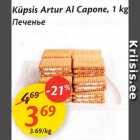 Allahindlus - Küpsis Artur Al Capone, 1 kg