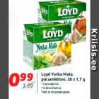 Allahindlus - Loyd Yerba Mate
püramiiditee, 20 x 1,7 g