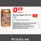 Allahindlus - Õlu San Miguel, 5%, 33 cl