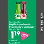 Rauch Julce Bar Kurgi-kiivi-spirulinamahl; Õuna-viinamatja-vaarikamahl 800 ml