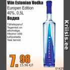 Allahindlus - Viin Estonian Vodka