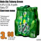 Hele õlu Tuborg Green 