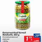 Konserveeritud herned Bonduelle, 660 g