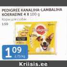 PEDIGREE KANALIHA-LAMBALIHA KOERAEINE 4 X 100 G