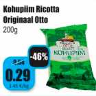 Allahindlus - Kohupiim Ricotta
Originaal Otto
200g 