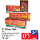 Tee Hyleys, 25 pk