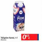 Täispiim Farmi, 1 l