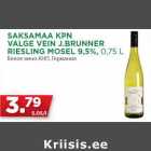 SAKSAMAA KPN
VALGE VEIN J.BRUNNER
RIESLING MOSEL 9,5%, 0,75 L