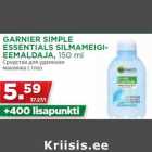 Allahindlus - GARNIER SIMPLE
ESSENTIALS SILMAMEIGIEEMALDAJA,
150 ml